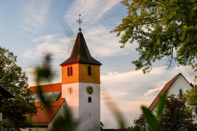 Schwarzwald Wanderurlaub Wanderung Dobel Westweg Etappenort Ortszentrum