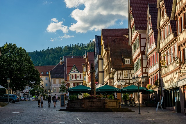 stadt fachwerk schwarzwald