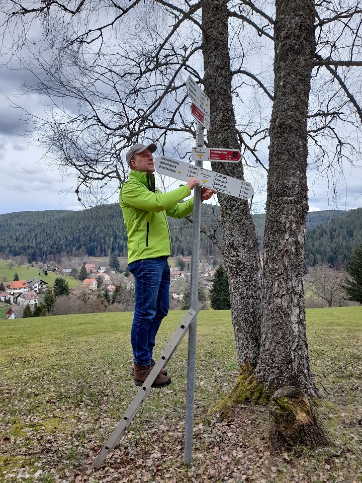 Schwarzwald Urlaub Blog Wanderwegenetz Wegewart Bertsch