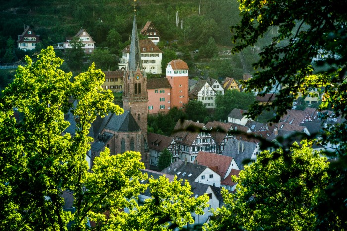 Schwarzwald Urlaub Kleinstadtperle Calw Stadtkirche