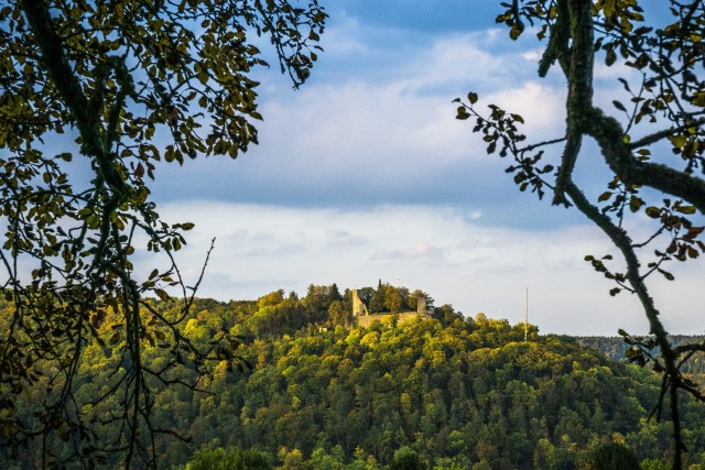 Schwarzwald Urlaub Nagold Burgruine Hohennagold Herbst