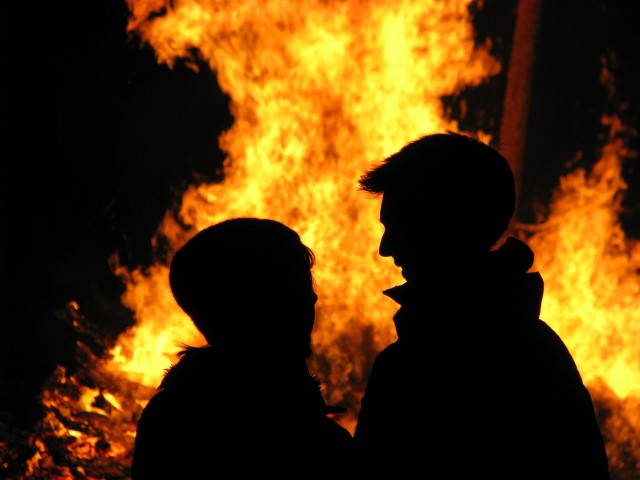 Schwarzwald Altensteig Fackeln Weihnachtsurlaub